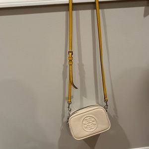 Tory Burch Perry Bombe leather crossbody bag